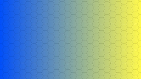 blue green gradient color honeycomb hexagon seamless pattern background