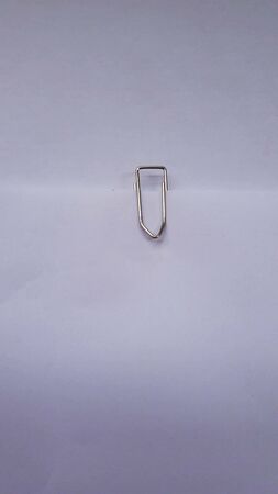 paper clip on white background
