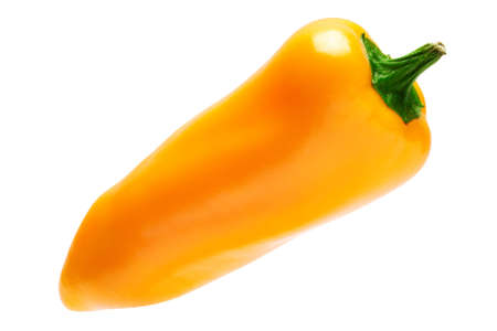 Chili or sweet pepper isolated on white background