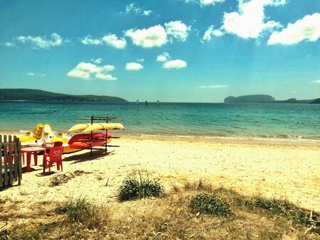 Sardinia beach in summerの素材