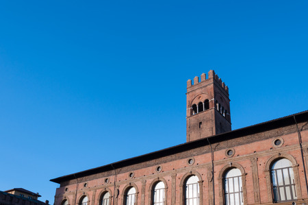 Bologna emilia romagna italy city europe streetのeditorial素材