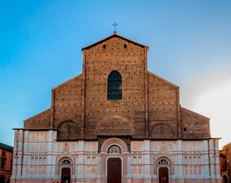 Bologna emilia romagna italy city europe streetの写真素材