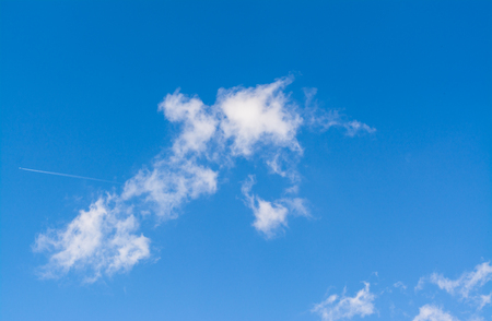 Cloudscape in a sunny day with a blue sky
