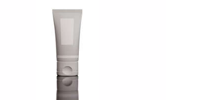 3D Suncream Tube. Optimized for graphic brochure and website. Copy spaceの写真素材