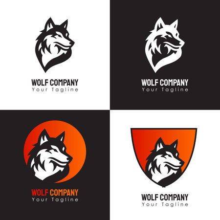 The Wolf Logo Set is a captivating collection of logos that seamlessly blend strength, elegance, and primal beauty. Each logo within the set intricately portrays the spirit of the wolf, symbolizing characteristics such as resilience, intelligence, and a strong sense of community.のイラスト素材