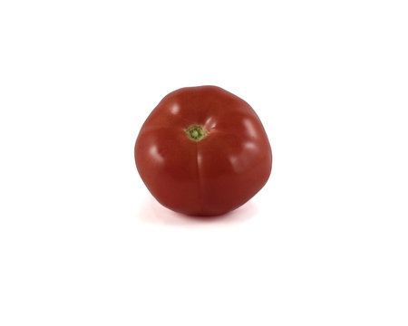 tomato isolated on a white backgroundの写真素材