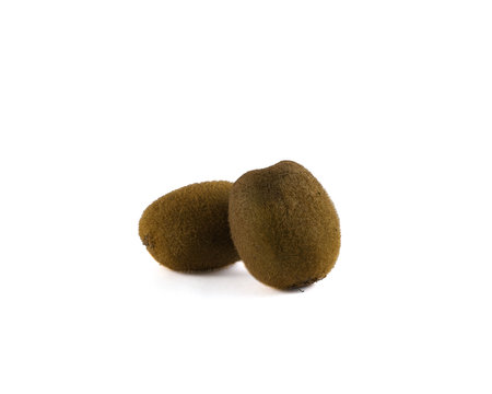 Kiwi isolated on white background.の写真素材