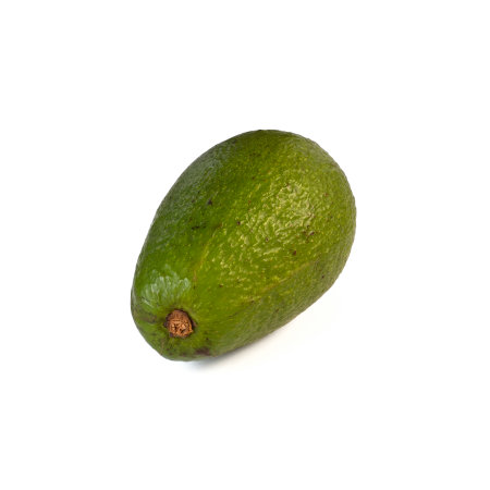 Avocado isolated on white background.の写真素材