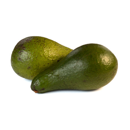 Avocado isolated on white background.の写真素材