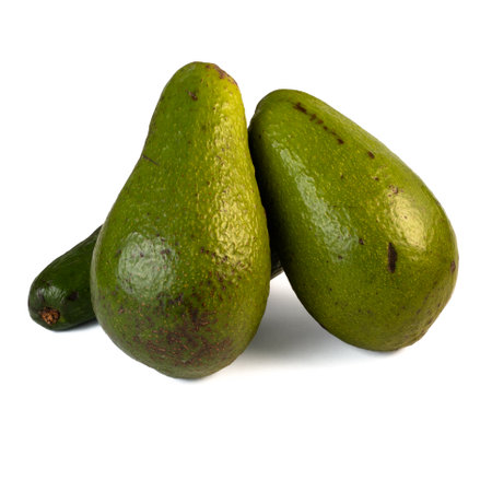 Avocado isolated on white background.の写真素材