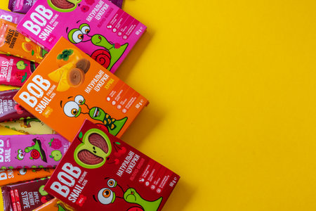 Lviv Ukraine 27.03.2024 Candy Bob Snailのeditorial素材