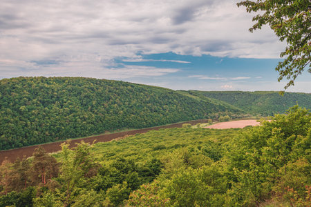 National Natural Park Dniester Canyon, Ukraine Letjacheの写真素材