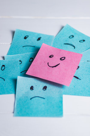 Concept for Positive attitude Photoの写真素材