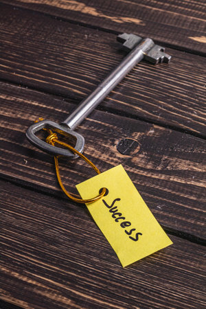 Secret key for a successful life Photoの写真素材