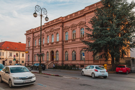 Post office building, Varazdin, Croatia Varazdin Croatia 10.07.24のeditorial素材