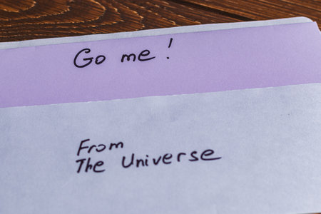 Spiritual message in the mailの写真素材