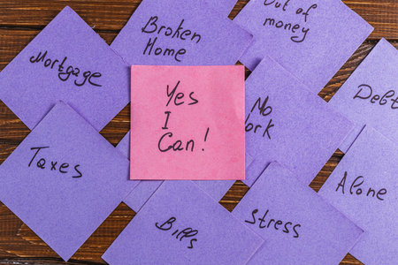 Concept for Yes I can Photoの写真素材