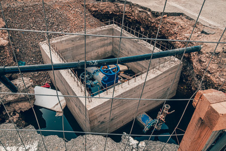 Rijeka Croatia 25.06.24 Repair of communications and the center of the old townのeditorial素材