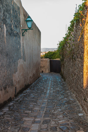 Krk Croatia 28.06.24The street from the upper gate to the old city centerの写真素材