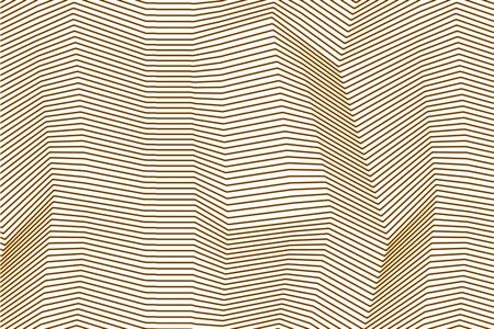 Brown wavy lines on a  White background.