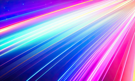 Data transfer technology concept abstract futuris wallpaper background,Generative AI.の素材