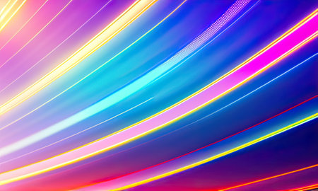 Data transfer technology concept abstract futuris wallpaper background,Generative AI.の素材