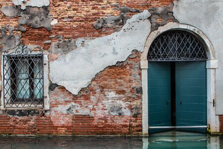 Venice with its narrow water channelsの写真素材