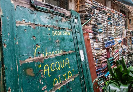 Venice with its narrow water channelsの写真素材