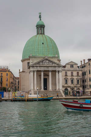 Venice with its narrow water channelsのeditorial素材