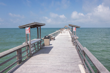 Vanderbilt Beach in Naples, Floridaの写真素材