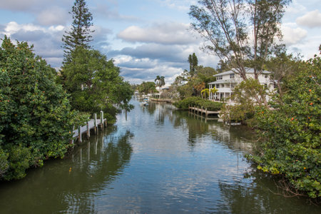 florida in sarasotaの写真素材