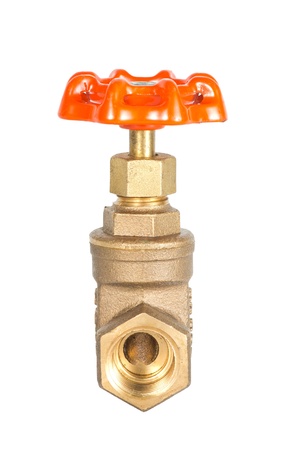 water valve  isolated on white backgroundの写真素材