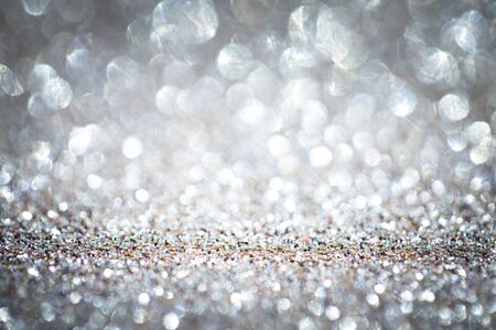 Abstract background with smooth rounded bokeh lights circles.