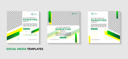 social media creative business template for your businessのイラスト素材