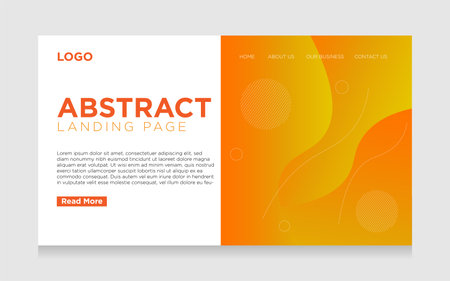 landing page abstract background with modern gradientのイラスト素材