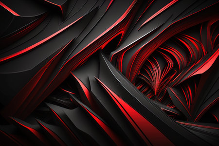 black and red abstract background generated by aiの素材