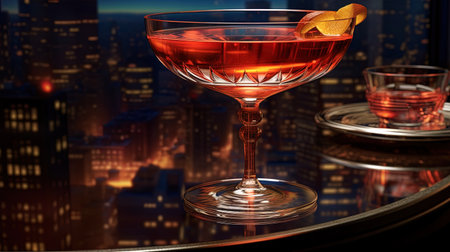 Fresh cocktail background, generated by AIの素材