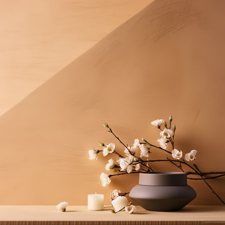 Spa background for your social media, generated by AIの素材