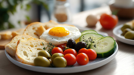 Traditional Turkish Breakfast Plateの素材