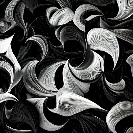 Monochrome Abstract Contrast Compositionの素材