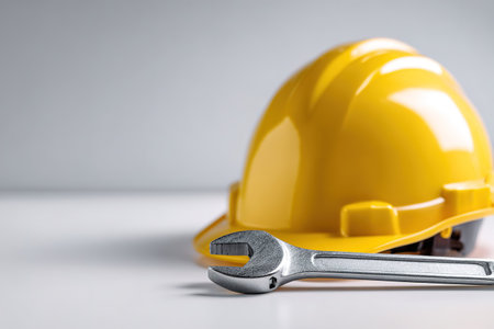 Labor Day Tools On White Tableの素材