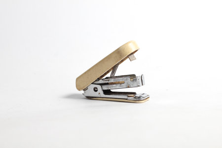 Staple remover isolated on white background, clipping path included.