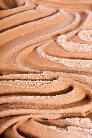 The abstract background of chocolate ice creamの写真素材