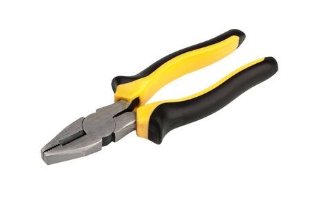 Modern and beautiful pliers isolated on  white backgroundの写真素材