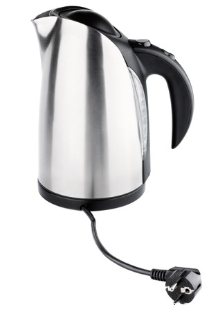 Stainless steel electric kettleの写真素材