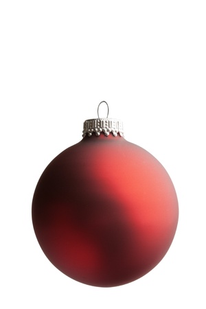 colored Christmas ball isolated on the white background の写真素材
