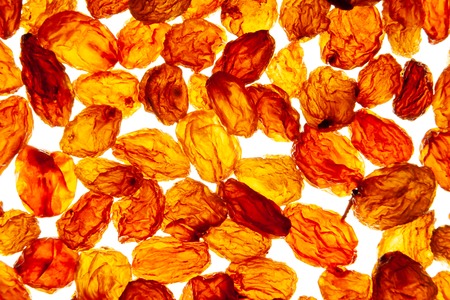 background of raisins in sale in the shop of dried fruitの写真素材