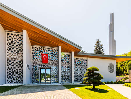 ISTANBUL, TURKEY - JUNE 29, 2020: July 15 Memory Museum (Turkish: Hafiza 15 July Museum) in Istanbul, Turkey.のeditorial素材