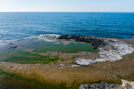 Kefken Pink Rocks. Famous rocks in Kandira, Kocaeli, Turkey.