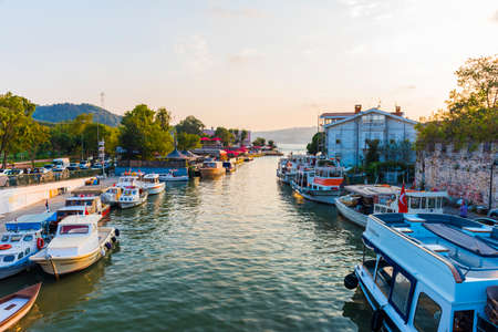 ISTANBUL, TURKEY - SEPTEMBER 2, 2018: Goksu Creek is popular place in Beykoz, Istanbul, Turkey.のeditorial素材